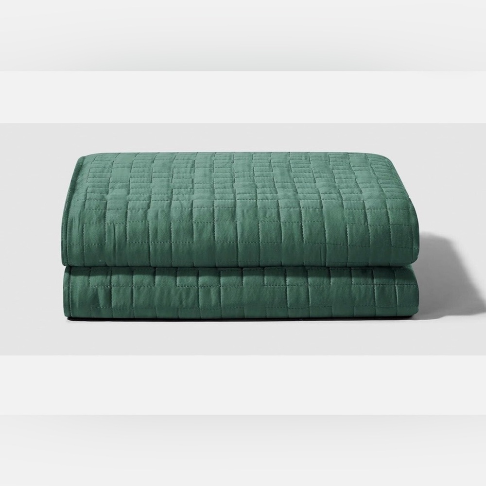 💚 Gravity Cooling Weighted Blanket | 15 lb Twin | Lyocell | Removable Cover - Picture 2 of 12